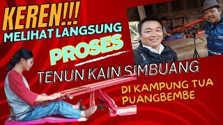 Melihat Langsung Proses Tenun Kain Simbuang di Kampung Tua Puangbembe