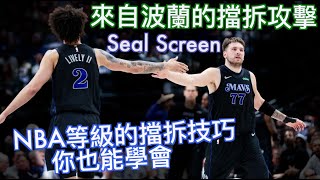 來自波蘭的擋拆攻擊『Seal Screen』NBA等級的擋拆技巧你也學得會/擋拆戰術教學/Luka的擋拆魔法/掩護者的重要性/隔山打牛防守法/JerryBryant