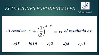 ECUACIONES EXPONENCIALES: EJEMPLO 1