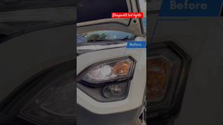 Tata Harrier Headlight bulbs upgrade #tata #shorts#youtubeshorts