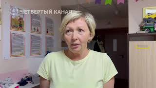 На территории дома, где обрушился фасад, находятся два детских садика