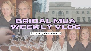 MUA Vlog 5: feeling the burnout 🥵 LOTS OF WEDDINGS & APPOINTMENTS I Loren Goldman