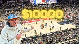 PREMIER match de NBA, un ÉTUDIANT EMPOCHE $10,000 ! 💵