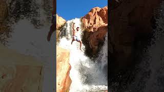 Cliff Jumping Gunlock Falls - (you can pay for permission to fly your drone here) - #Cliffjumping