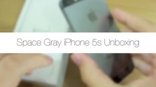 iPhone 5s unboxing (Space Gray)