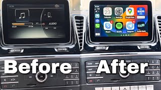 Wireless CarPlay and AndroidAuto in Mercedes GLS/GLE 2016-2019