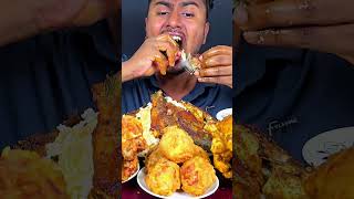 Rohu Fish Fry Eating #mukbang #reels #asmr #shortvideo #viralshort #reelsvide #short #foodie #eating