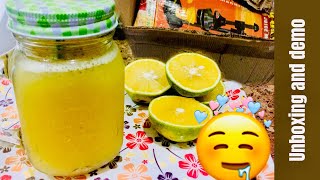 Unboxing & demo:Hand press juicer।Mosambi juice recipe।Vitamin-C rich juice।Indian Vlogger Deep