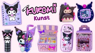 8 DIY KUROMI BRIEFPAPIER SET - NOTIZBUCH, AUFKLEBER UND MEHR...