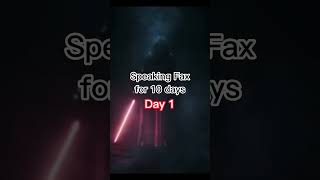 Spitting fax for 10 days, Day 1 #shorts #starwars  #fyp