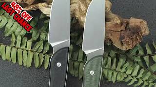 Fixed Blade Knife D2 Steel Full Tang Straight Knife