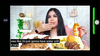 Kathy Eats Jamaican Food Oxtails Curry Goat Jerk Pork Asmr Mukbang (The Tuesday April 16 2024)