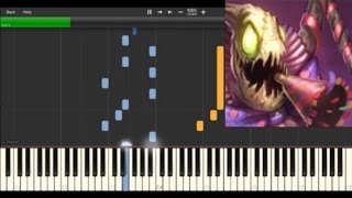 League of Legends - Surprise Party Fiddlestick's (Piano Tutorial Synthesia)