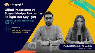 AdresGezgini İnternet Reklamları Webinar Etkinlikleri