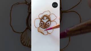 2024 simple and easy flower mehandi design| #sd__henna #tutorial #henna #ytshorts