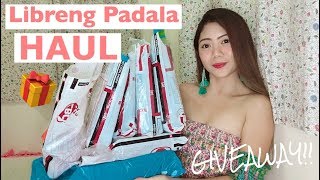 LIBRENG PADALA HAUL + GIVEAWAY 2018 | Lizzy Abujan