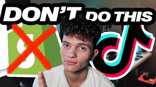 Top 5 Mistakes I've Made Tiktok Dropshipping 2022