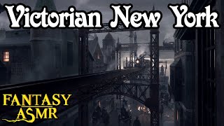 🗽 Ambience ASMR | Victorian City New York ⛈ Heavy Rain, Thunder, Lightning (Cosy Ambience ASMR)