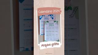 Calendário 2024 | DIY Molde Gratuito #youmimos #calendario2024 #2024