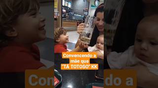 Até o filho quer que a mãe relaxe kk #shopping  #videosengraçados #crianças #sabado #cerveja