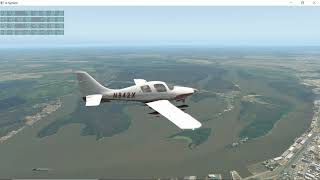 X-Plane 11.40 r2 - Cessna C400 with G1000 v1.1, flying from Belém Novo (SSBN) to Osorio (SSOS).