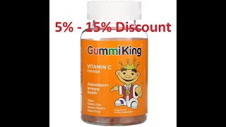 Discount - GummiKing, Vitamin C for Kids, 60 Gummies Review