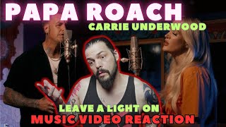 Papa Roach & Carrie Underwood - Leave A Light On - First Time Reaction