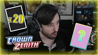 Pokemon Crown Zenith ETB opening X2 20 Packs