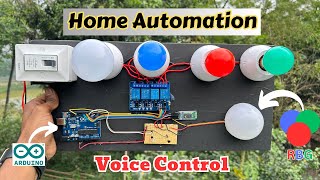 Smart Home with Arduino UNO // Voice Control Home Automation.