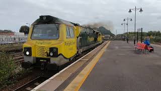 70002 passing through Wakefield kirkgate 2/10/24.