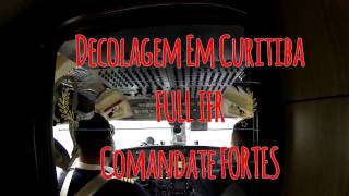 Decolagem em Curitiba Full IFR - Westwind 1124 - Comandante FORTES