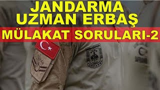 Jandarma Uzman Erbaş Mülakat Soruları - 2