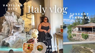 WHAT TO DO IN ROME & TUSCANY FOR 7 DAYS, BLACK GIRL FRIENDLY? | Italy Travel Vlog 2024 🇮🇹✨🍝