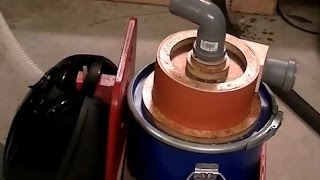 Building a Cyclone Seperator for a vacuum or shop vac