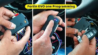 Car Remote start - Fortin EVO one Programming සිංහලෙන්