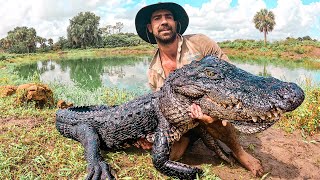 GIANT ALLIGATOR HUNT! (This was crazy!)