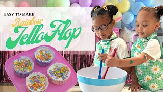 Rainbow Flop Jello || St. Patrick’s Day Dessert || Easy to Make & Kid Friendly