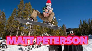 Matt Peterson Throw Back Slide Show 2006 shot by @chadotterstromsnow #snowboard