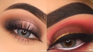 eye makeup tutorial compilation 💖 ✨️ 💕