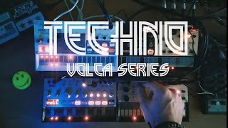 KORG Volca - Techno Jam (Drum, Sample, Bass, Keys+FX)