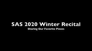 SAS Winter Recital 2020