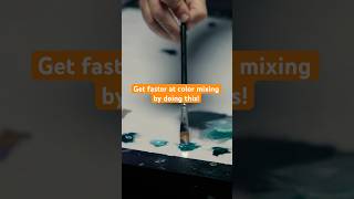 This will get you faster at mixing paint colors! #art #painting #arttutorial