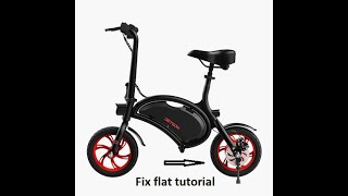 How To Fix A Jetson Bolt Electric Bike Rear Flat Tire