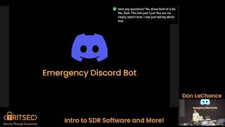 Intro to SDR and Emergency Services Discord Bot - Dan LaChance