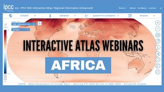 🌎IPCC TG-Data Interactive Atlas Regional Webinars: Africa🌎