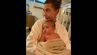 Hailey comez her Cute baby#haileybieber