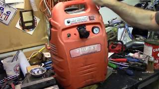 Repairing a small Husky air compressor