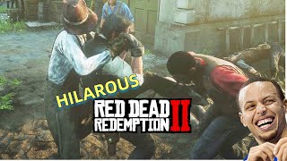 *HILARIOUS* RED DEAD REDEMPTION 2 ONLINE!!!!!!!!!