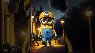 Minion at the frontlines in the army #ai #video #shorts #minions