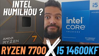 Intel i5 14600KF vs Ryzen 7 7700 - Testamos em vários jogos, qual a melhor opção ?